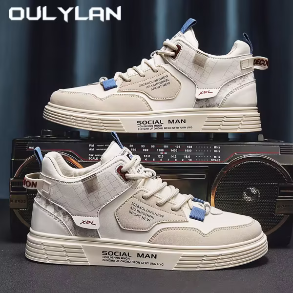 2024 Men's Spring Casual Running Shoes New Men's Sneakers Fashion Designer Platform Shoes Outdoor Tennis Training Shoes For Men